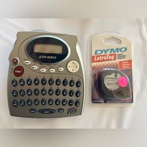 Dymo LetraTag Label Maker with White Tape